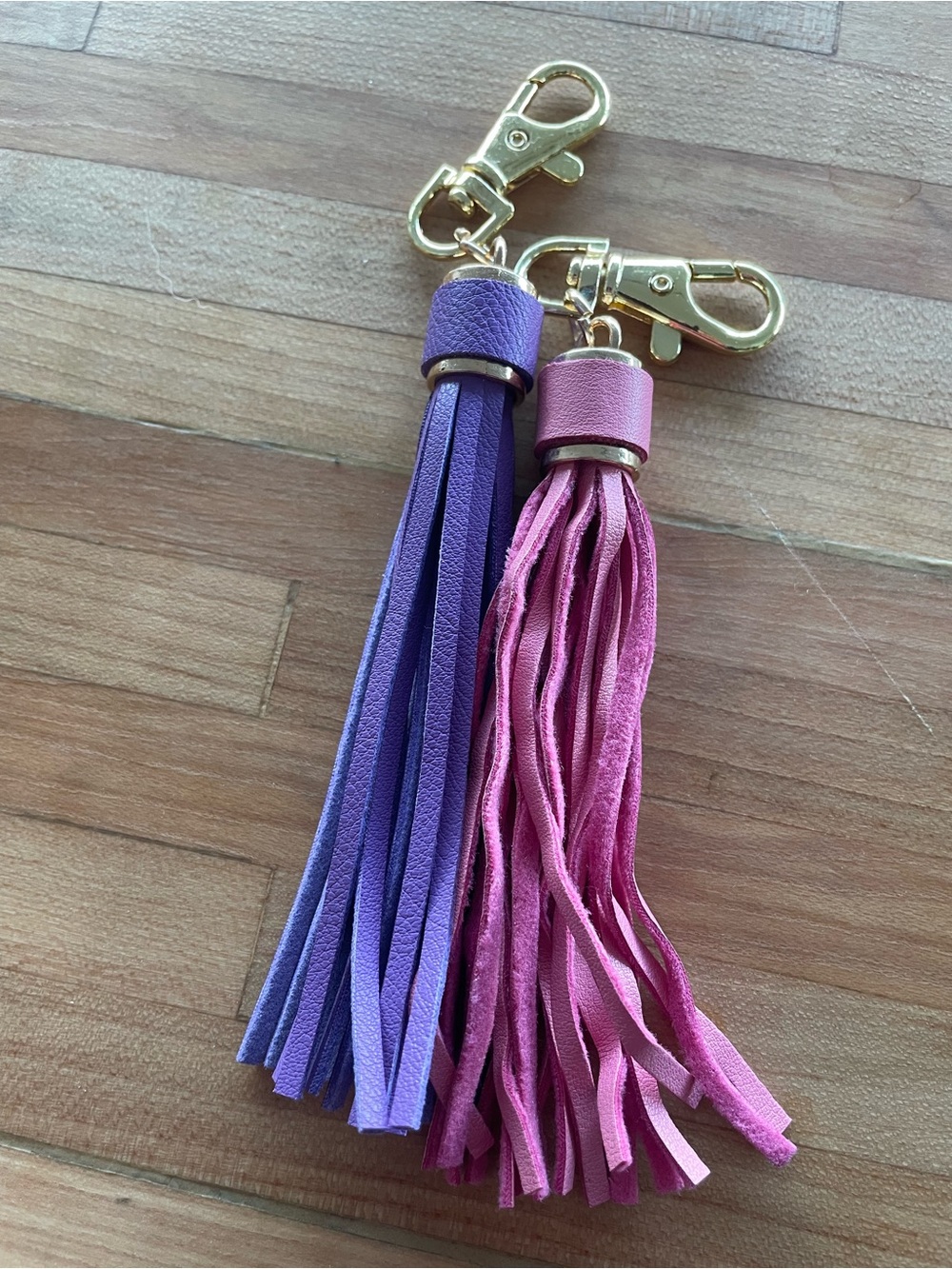 PU Leather Tassel Bag charm Choose 2 (Multiple Colors) - Picture 8 of 10